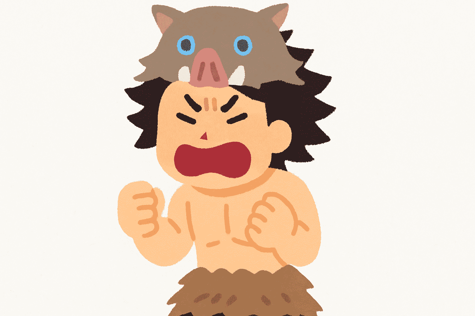 B SIDE LABEL 鬼滅の刃 嘴平伊之助 ステッカー 猪突猛進 - メルカリ