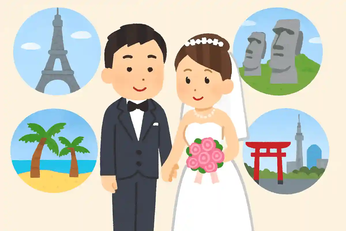 新婚旅行の行き先は？