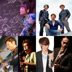 WINDJAMMER、花田えみ(Org) 武井努(Sax)、堂地誠人(Sax)、藤吉悠(Sax)、内藤大輔(Sax)